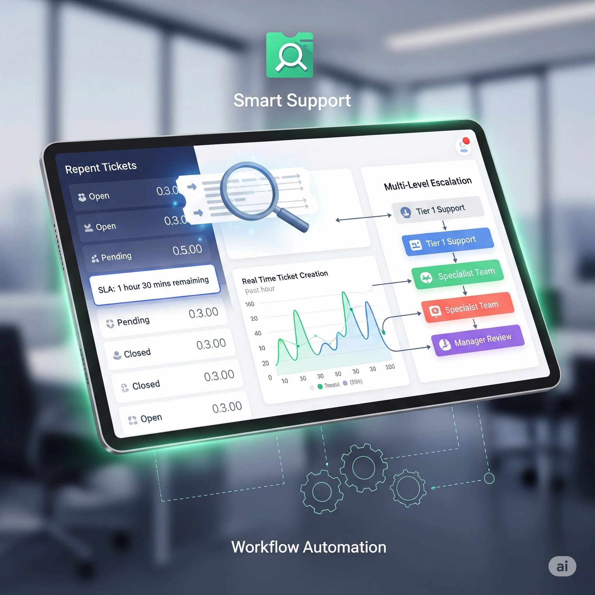 1.Support - Smart Support Ticketing & Workflow Automation